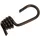 CONACORD Spiralhaken Stahl Ø 4 mm x 70 mm Schwarz