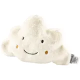 Sterntaler Wärmekissen für Babys und Kinder, Motiv Wolke mit besticktem Gesicht und austauschbarem Hafersäckchen, für Jungen und Mädchen