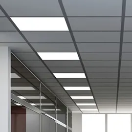 ETC Shop LED Einbaupanel 10er Pack quadratisch weiß Aluminium