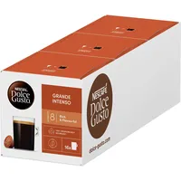 NESCAFÉ DOLCE GUSTO Grande Intenso Kaffeekapseln 3er Pack (3 x 16 Kapseln)