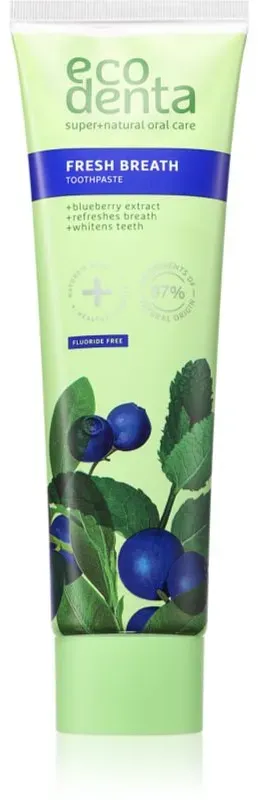 Ecodenta Fresh Breath erfrischende Zahnpasta mit bleichender Wirkung 100 ml