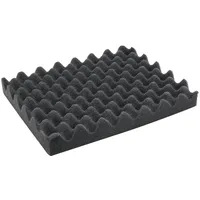 HMF Noppenschaumstoff HMF Schwarz 2 St. 34,5 x 27,5 x 4,5 cm