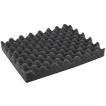 HMF Noppenschaumstoff HMF Schwarz 2 St. 34,5 x 27,5 x 4,5 cm