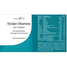 natura felix Kinder-Vitamine Lutschtabletten 120 St.
