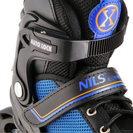 Nils Extreme 2-In-1 Inliner Eishockey Camille, Schwarz-Orange M(34-38)