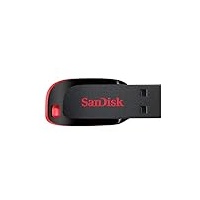 Sandisk Cruzer Blade USB-Flash-Laufwerk, 32 GB, USB Typ A 2.0, Schwarz, Rot – USB-Flash-Laufwerke (32 GB, USB Type-A, 2.0, Slide, Schwarz, Rot)