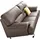 TRENDMANUFAKTUR Couch Kunstleder 3-Sitzer Beige
