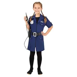 Kinder-Kleid "Polizistin", dunkelblau