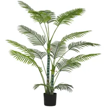 Homcom Künstliche Grün, Kunststoff, 175 cm, Dekoration, Blumen - Zubehör, Kunstpflanzen