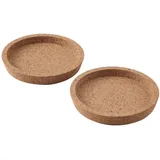 IKEA 365+ Untersetzer aus Kork; (9cm) (2)