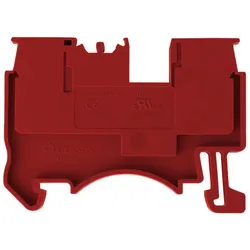 Reihenklemme 1.5mm2 Durchgangsklemme rot UL
