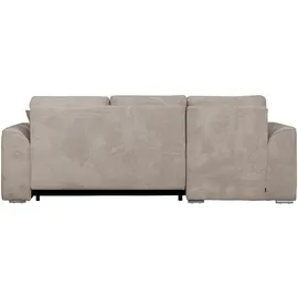 OTTO home Ecksofa OTTO HOME "BEATRICE optionale Schlafsofa mit Bettkasten, B/T/H: 265/170/86 cm", grau (taupe), B:265cm H:86cm T:170cm, 100% Polyester, Sofas, Ecksofa, L-Form, wahlweise auch mit Bettfunktion und Bettkasten