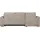 OTTO home Ecksofa OTTO HOME "BEATRICE optionale Schlafsofa mit Bettkasten, B/T/H: 265/170/86 cm", grau (taupe), B:265cm H:86cm T:170cm, 100% Polyester, Sofas, Ecksofa, L-Form, wahlweise auch mit Bettfunktion und Bettkasten