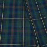 Stoffkontor Modestoff Dekostoff Schottenkaro Stoff - Meterware, Farbe Grün-Blau - zum Nähen von Jacken, Hosen, Röcken, Deko UVM.