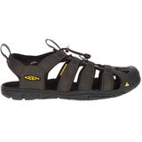 Keen Clearwater CNX Leather Sandalen,Grau (Magnet/Black), 45