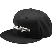 Troy Lee Designs Flat Bill Signature Kappe schwarz One Size