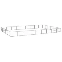 vidaXL Hundezwinger schwarz 9 m, 6 m, 70 cm
