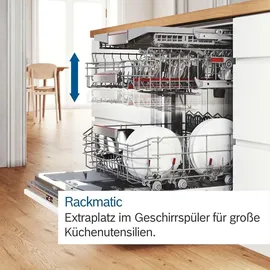 Bosch Serie 4 SMI4ECS21E Einbau-Geschirrspüler (teilintegrierbar, 598 mm breit, Edelstahl)