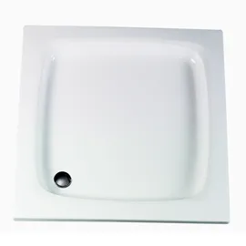 Schulte Duschwanne flach Quadrat weiß 90 x 90 cm alpinweiß - weiss