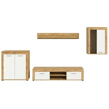 Möbel Kraft Wohnwand ¦ holzfarben ¦ Maße (cm): B: 330 H: 169 T: 35.0