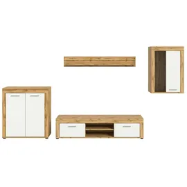 Möbel Kraft Wohnwand ¦ holzfarben ¦ Maße (cm): B: 330 H: 169 T: 35.0