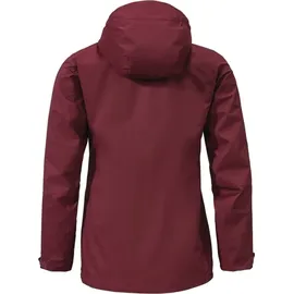 Schöffel ZipIn Stanzach (wasserdicht, strapazierfähig) weinrot Damen Jacke, rot - Dunkelrot