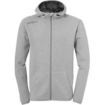 Uhlsport ESSENTIAL HOOD Kapuzenjacke Herren Grau/Schwarz XXL