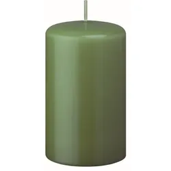 Kopschitz Kerzen Mini Stumpenkerzen für den Weihnachtsbaum, Pyramide Grün 50 x Ø 30 mm, 20 Stück