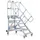 ZARGES Plattformtreppe fahrbar 1000 mm 2,79 m Aluminium/Stahl