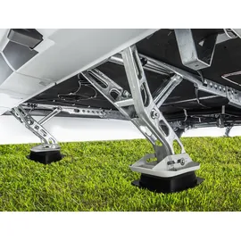 CALIMA Stützplatten 4 Stk. Schwarz