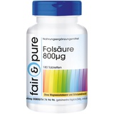 Fair & Pure Fair & Pure® Folsäure (800 μg), 180 Tabletten Dose