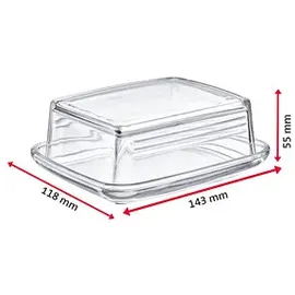 Westmark Butterdose transparent, 1 St.