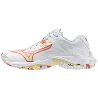 Mizuno Damen Hallenschuhe, Wave Lightning Z8 (42.5), Weiss