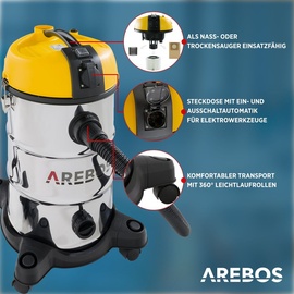 Arebos Industriestaubsauger 2300W