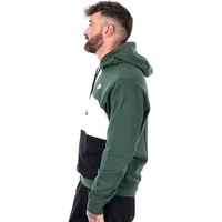 Nike Club Fleece French Terry Color-Blocked Hoodie Herren 323 fir/white/black/white XXL