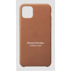 Apple iPhone 11 Pro Max Leder Case sattelbraun
