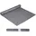 Relaxdays Malervlies, 2 Rollen Abdeckvlies, je 1 x 10 m, rutschfest, wasserabweisend, 200g/m2, Streichen, Umzug, grau