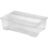 Heidrun TEX-BOX MIT DECKEL + KLICKVERSCHLUSS, 28 Liter, Lagerbox