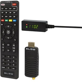 Blow Tuner DVB-T2 BLOW 7000FHD MINI H.265 - DVB-T2 (DVB-T2), TV Receiver, Schwarz