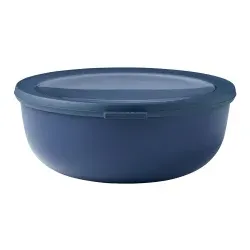 Mepal Frischhaltedose cirqula rund, 2250 ml 106216016800 , Farbe: dunkelblau, Nordic denim
