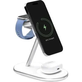 PURO Mag Station Qi2 3-in-1 Kabelloses Ladegerät, MagSafe -