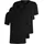 Boss T-Shirt RN 3P Classic - Schwarz Baumwolle unifarben, schwarz, NOS