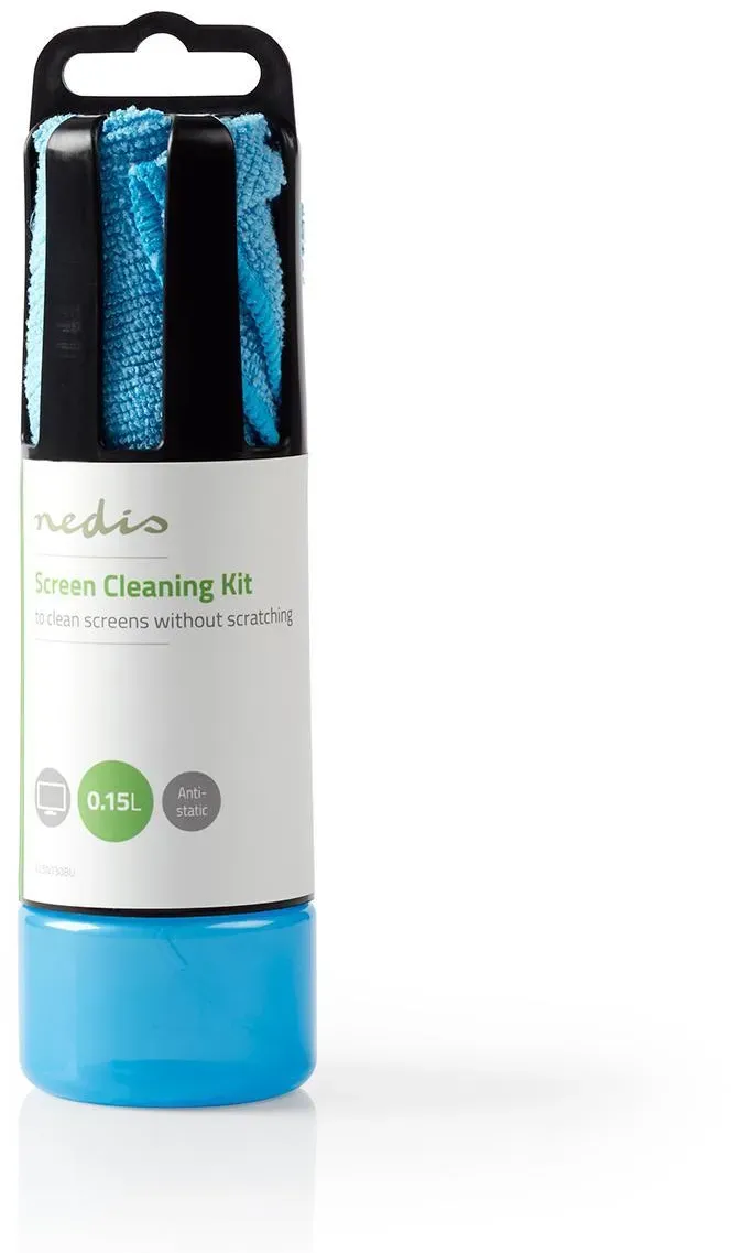 Nedis Bildschirmreiniger - Spray - 150 ml - Fernsehbildschirm / Notebook / Smartphone / Tablet - Wiper enthalten