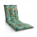 GO-DE Liegenauflage 60 x 190 cm grün/blau/orange floral 1 St.
