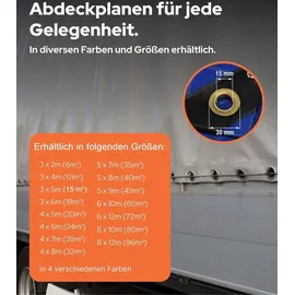 Nemaxx Abdeckplane 3 x 4 m Grün