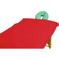 Teqler Einmallaken,70 x 200 cm 131042dunkelrot , 1 Karton = 100 Stück, Farbe: rot