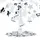 Relaxdays Party Popper 40 cm Silber