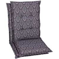 GO-DE Sitzauflage GO-DE, grau (anthrazit), B:50cm H:7cm T:108cm, Baumwolle,