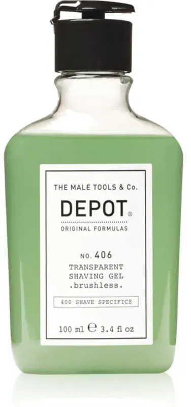 Depot No. 406 Transparent Shaving Gel Rasiergel brushless 100 ml