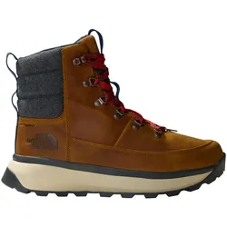 The North Face Mens Bergen Leather WP timber tan/tnf red (8O1) 8
